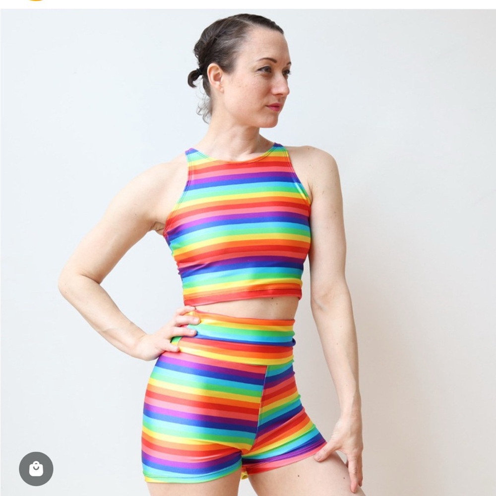 Rainbow athletic / yoga set